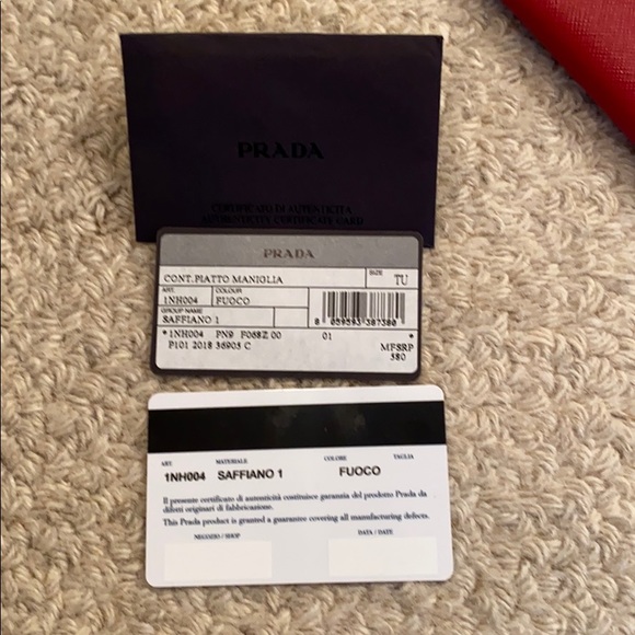 Prada Saffiano Wristlet Pochette - Picture 5 of 7